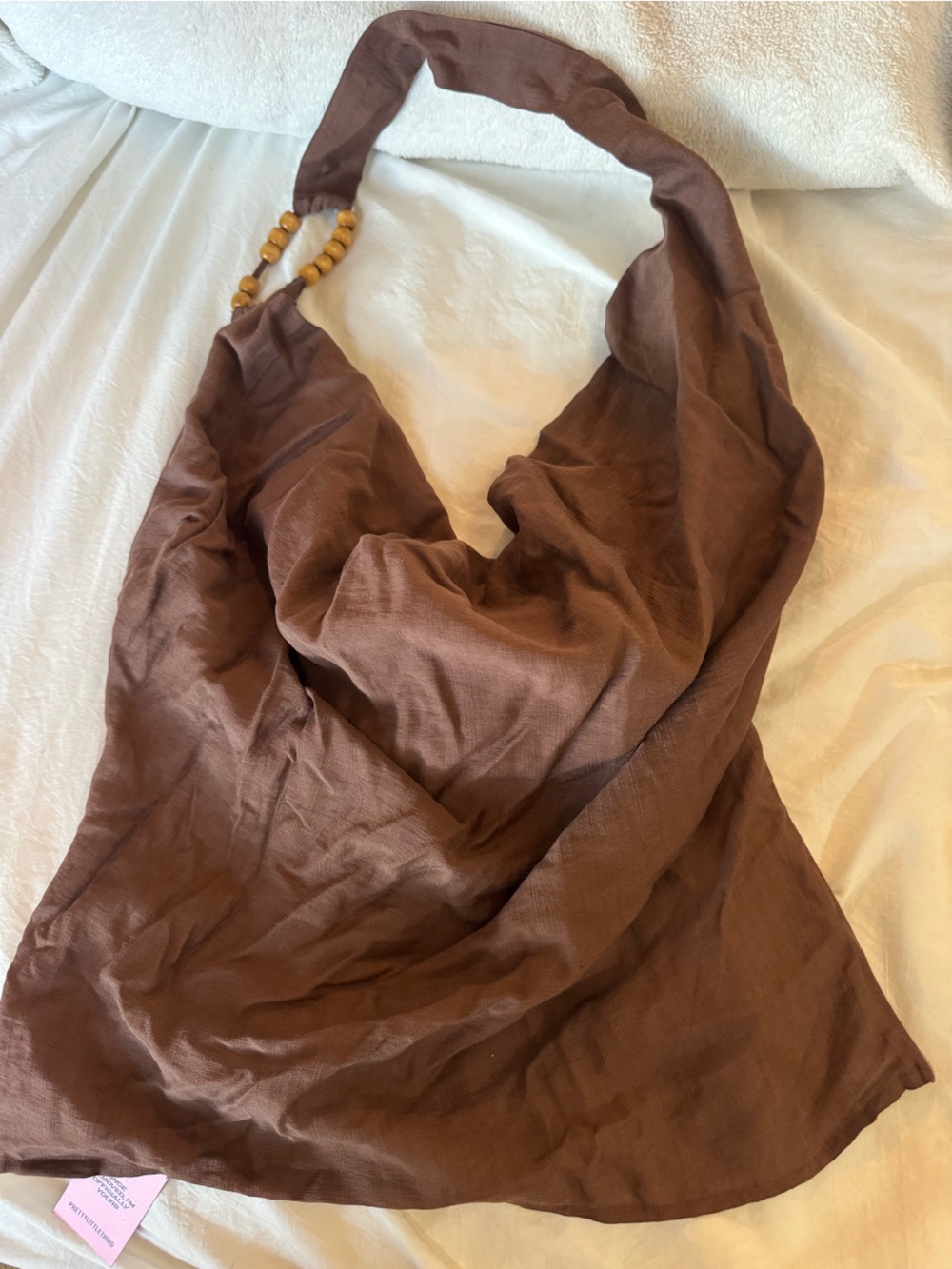 Brown going out top/ vacation top PRETTY LITTLE THINGS